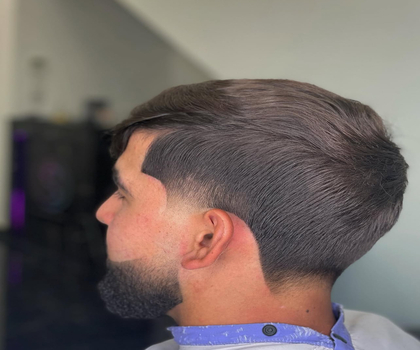 Résultat final : coupe et styling, client satisfait à genève