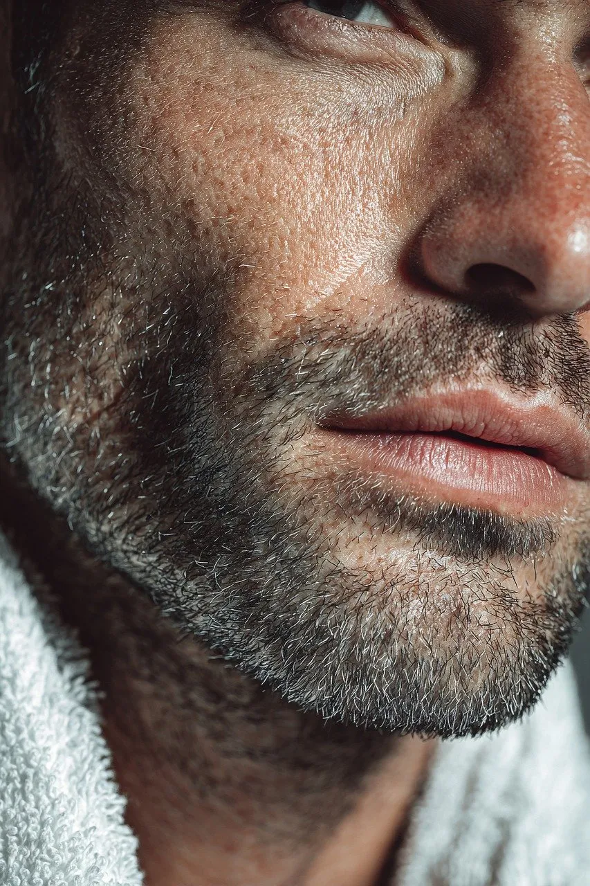 Nettoyage visage homme